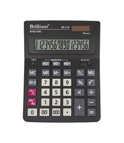 Калькулятор Brilliant BS-116, 16 розрядів