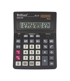 Калькулятор Brilliant BS-114, 14 разрядов