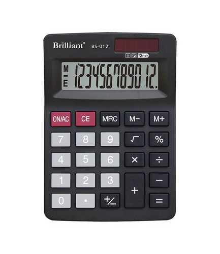 Калькулятор Brilliant BS-012, 12 разрядов - №1