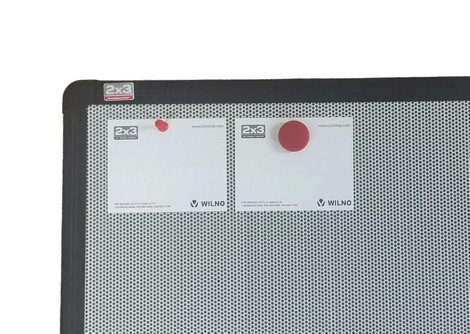 Доска магнитно-текстильная 2х3 PinMag  60x90 см, черная - №1