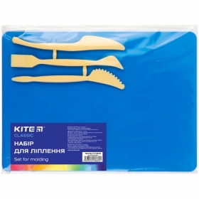 Набор для лепки Kite Classic K-1140-02 (доска + 3 стека), синий