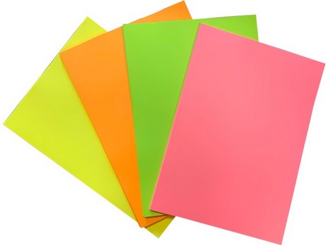Бумага офисная цветная Buromax NEON А4, 80 г/м2, 200 листов, ассорти - №2