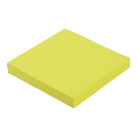 Блок для заметок NEON, 75х75мм, 100л., желтый - №2