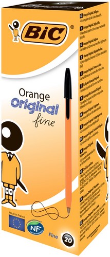 Ручка Orange, черная, 20 шт/уп, без ШК на ручке - №2