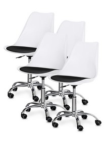Комплект (4шт) крісло Evo-Kids Capri White/Black