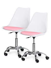 Комплект (2шт) кресло Evo-Kids Capri White / Pink