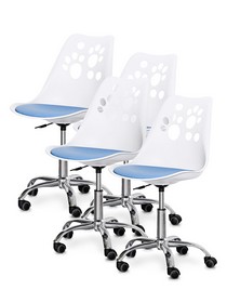 Комплект (4шт) дитяче крісло Evo-Kids Indigo White / Blue