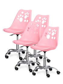 Комплект (4шт) детское кресло Evo-Kids Indigo Pink