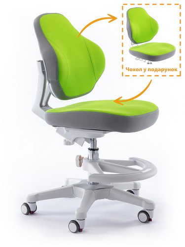 Детское кресло ErgoKids Mio Classic Green - №1