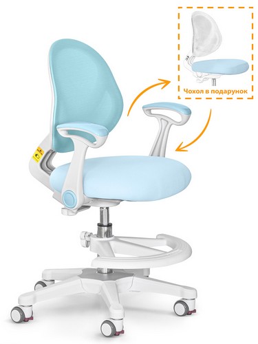 Детское кресло Evo-kids Mio Air Blue - №1