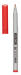 Маркер перманентный, 0.6 мм, Buromax, красный, тонкопишущий - №1
