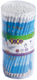 Набор карандашей графитных с резинкой ZiBi KIDS Line MAN, НВ, 100 шт