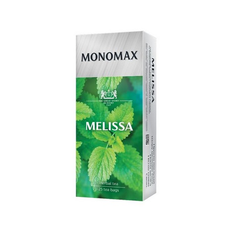 Чай зеленый 1.5г*25, пакет, MELISSA, МОНОМАХ - №1