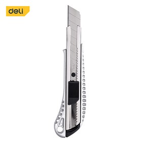 Нож Deli с выдвижным сегментным лезвием 18 мм
