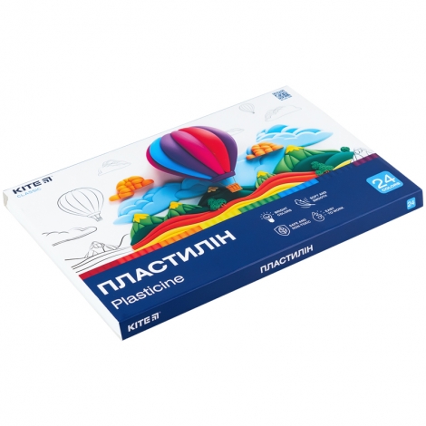 Пластилин восковой Kite Classic K-089, 24 цвета, 480 г - №2