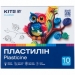 Пластилин восковой Kite Classic K-084, 10 цветов, 200 г - №1