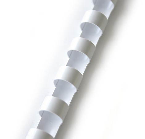 Пластиковая пружина 28 мм, белая, 50 шт - №1