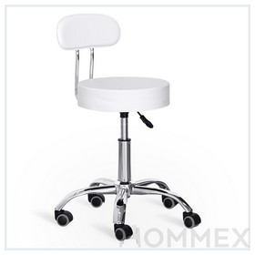 Крісло для майстра Hommex Elise Plus White
