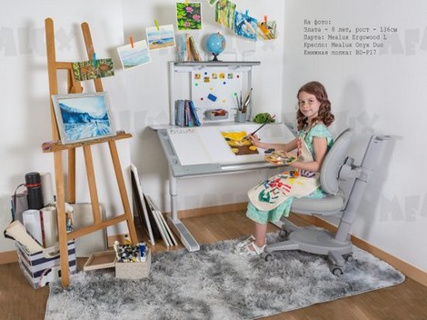 Детский стол Mealux Ergowood L Multicolor TG - №4
