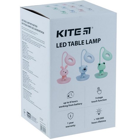 Настольная лампа LED с аккумулятором Bear Kite, зеленый - №4