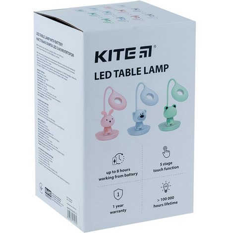 Настольная лампа LED с аккумулятором Bunny Kite K24-492-1-1, белый - №4