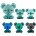 Светильник-ночник LED с аккумулятором Koala, зеленый - №4