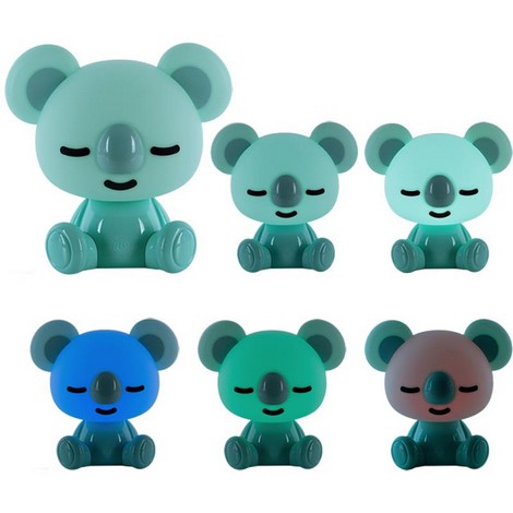 Светильник-ночник LED с аккумулятором Koala, зеленый - №4
