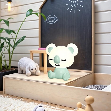 Светильник-ночник LED с аккумулятором Koala, зеленый - №5