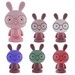 Светильник-ночник LED с аккумулятором Bunny Kite, розовый - №4