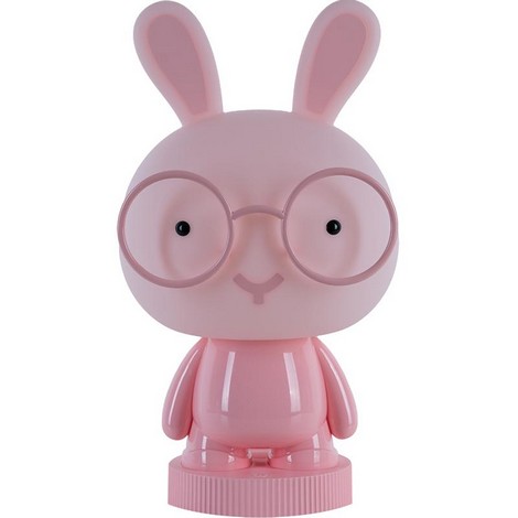 Светильник-ночник LED с аккумулятором Bunny Kite, розовый - №1