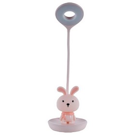 Настільна лампа LED з акумулятором Bunny Kite, рожевий