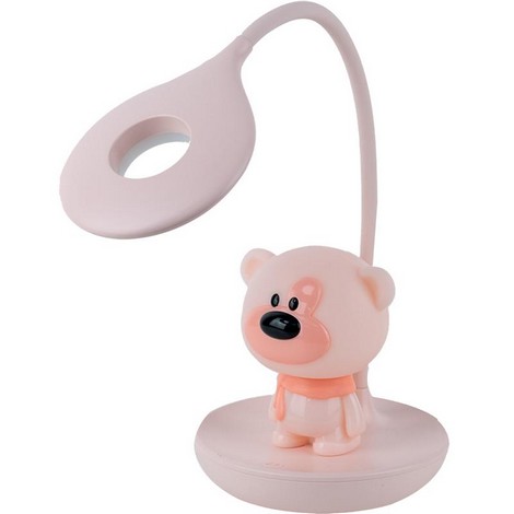 Настольная лампа LED с аккумулятором Bear Kite, розовый - №3