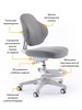 Детское кресло Evo-Kids Mio Classic Grey - №2