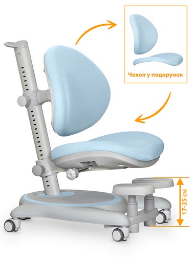 Детское кресло Mealux Ortoback Base Blue - №1