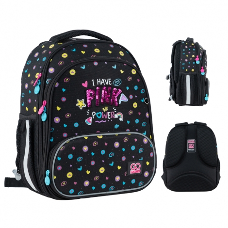 Рюкзак GoPack Education каркасний 597M-2 Pink Power - №1