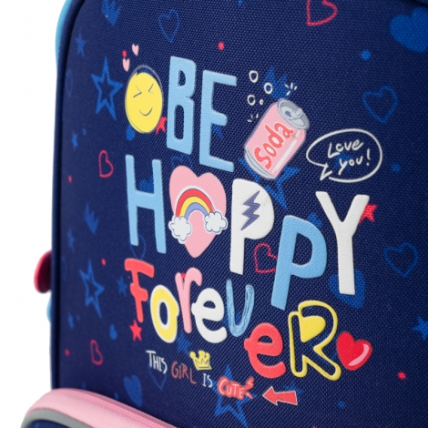 Рюкзак GoPack Education каркасний 597M-3 Be Happy - №13