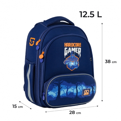 Рюкзак GoPack Education каркасний 597M-5 Game On - №2