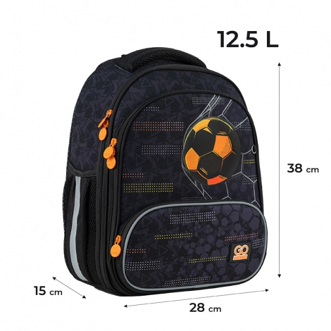 Рюкзак GoPack Education каркасний 597M-8 Goal Time - №2