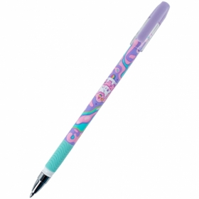 Ручка гелева "пиши-стирай" Rainbow Catcorn, синя