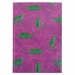 Книга записная А4, 96л., клет., Leopard, розовая - №1