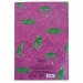 Книга записная А4, 96л., клет., Leopard, розовая - №4
