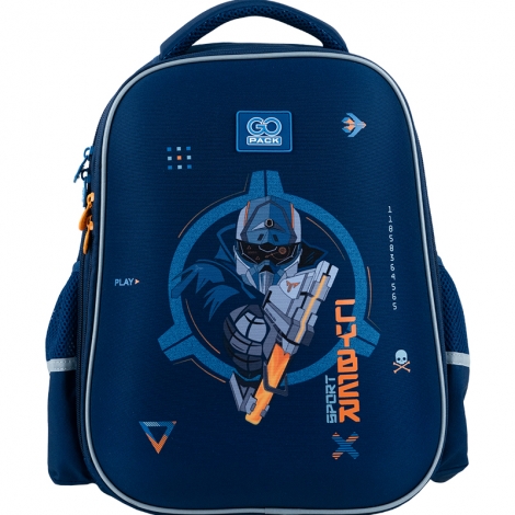 Рюкзак GoPack Education полукаркасный 165M-8 Cyber Game - №3
