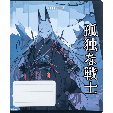 Тетрадь 18 л., лин., софт-тач + УФ лак, Kite Anime - №6