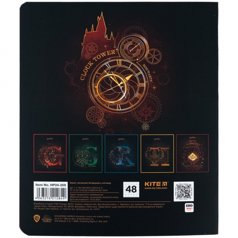 Тетрадь 48 л., кл., софт тач + УФ лак, HP - №6