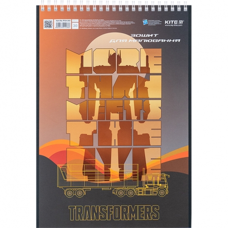 Тетрадь для рисования, 30 л., спир., софт тач + УФ лак, TF - №3