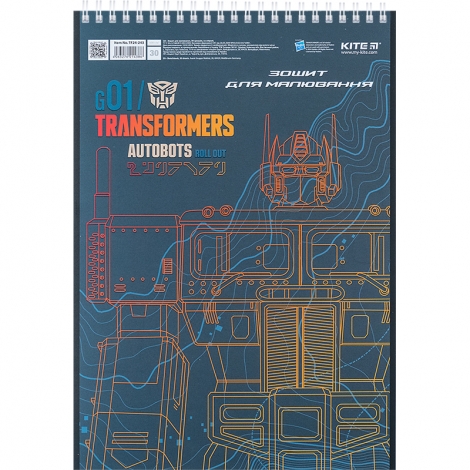 Тетрадь для рисования, 30 л., спир., софт тач + УФ лак, TF - №4