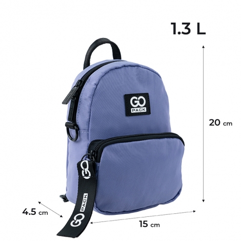 Мини рюкзак-сумка GoPack EducationTeens 181XXS-3 фиолетовый - №2