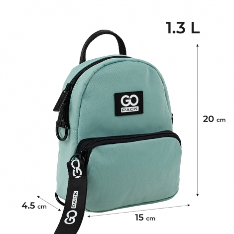 Мини рюкзак-сумка GoPack Education Teens 181XXS-2 мятный - №2
