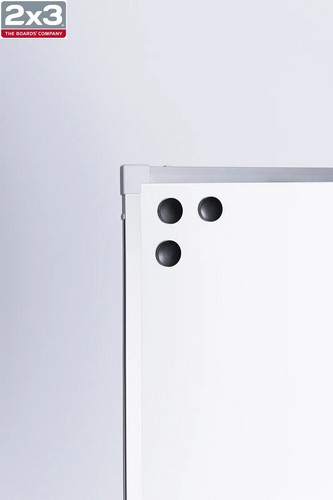 Доска сухостираемая магнитная 2x3 в алюминиевой рамке 90x180 см. - №4