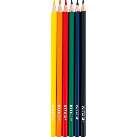 Карандаши цветные Kite Classic K-050, 6 шт. - №3